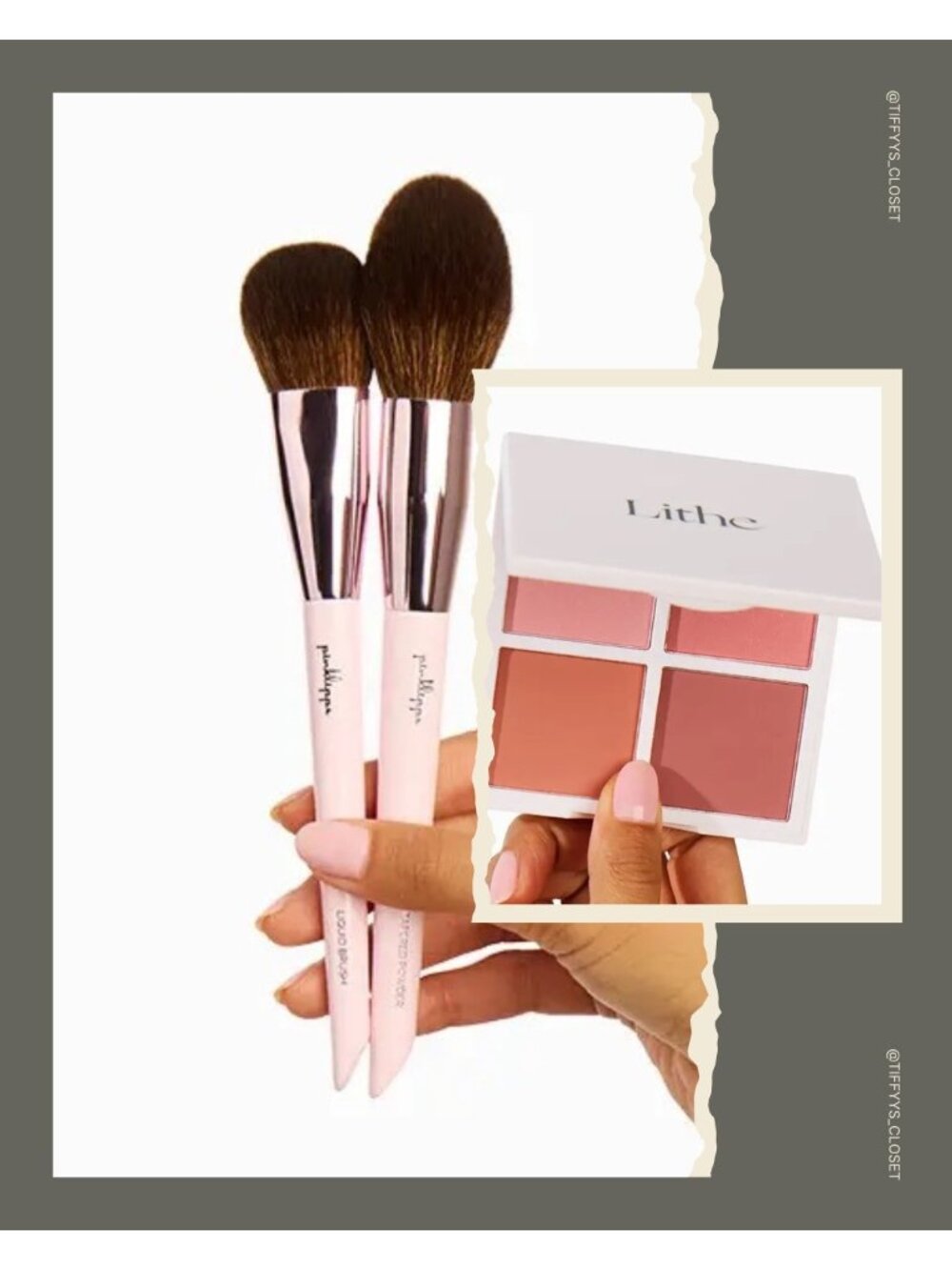 LITHE BEAUTY Sunset Face Palette + Pinklipps 2pc Blush Set